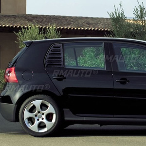 Glossy Black/Carbon Look Car Rear <b>Window</b> Shutter <b>Cover</b> Trim <b>Window</b> Louver Side Vent Trim for Volkswagen Golf 5 MK5 Car Styling - Product Image 4