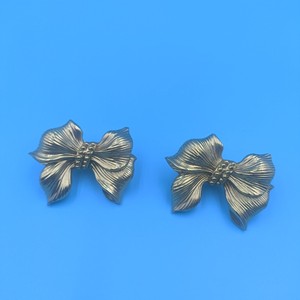 Zinc Alloy Bow Tie Cabinet Door Handles Warm Gold Durable Contemporary Design For <b>Wardrobe</b> Drawer Furniture - Product Image 3