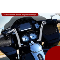 Guidons en acier de 14 pouces pour Harley Road Glide Special FLTRXS FLTRX FLTRU 2015-2023, guidons étanches améliorés