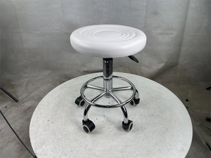 Baixo Preço Swivel Round Barber <span class=keywords><strong>Chair</strong></span> Lab Rotating Stool com Polia Barbearia Cabeleireiro Médico Dental Médico Salão Cadeiras - Product Image 5
