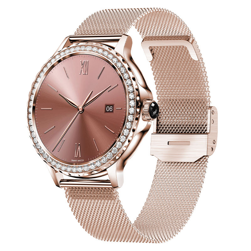 2026 Fashion NX19 Round Smart Watch for Ladies BT Call 1.3'' Inch Multiple Sport Modes Sleep Detection Smart Watch for Ladies