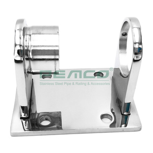 Support moderne de poste à souder rond, en acier inoxydable, raccords de Support latéral de Balustrade en acier inoxydable - Product Image 5