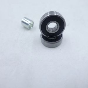 Roulement à billes à gorge profonde en acier chromé 608 2RS P6 C0 pour skateboards, à lubrifier avec de la graisse - Product Image 5