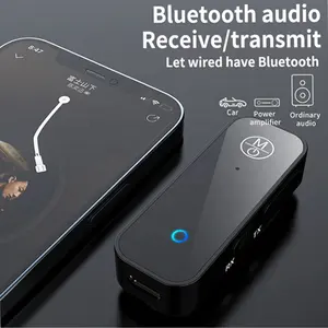 Transmetteur récepteur Audio bluetooth 5.1 B28 sans fil 2 en 1, 3.5mm, adaptateur dents bleues, 5.1