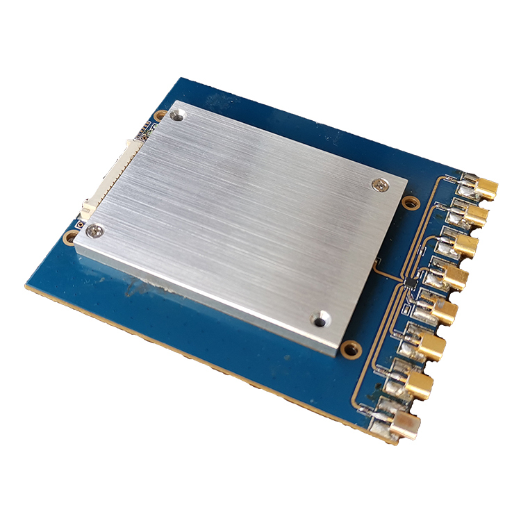 8 ports UHF RFID Reader Module Long range impinj r2000 eight channel fixed reade