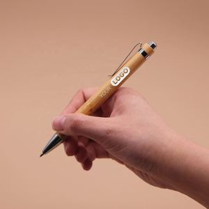 Bolígrafo Clásico de Bambú al por Mayor, Diseño Ergonómico de Alta Calidad, Logotipo Grabado con Láser, Ecológico, Recargable, Regalo Corporativo - Product Image 3
