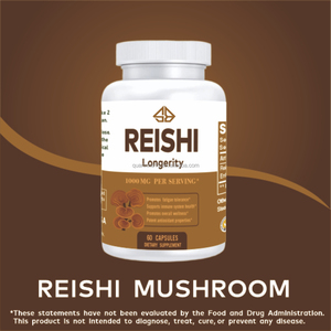 Extracto de Hongo Reishi Orgánico Natural OEM, Suplemento Dietético para Apoyar la Salud Inmunológica en Adultos, 60 Cápsulas - Product Image 6