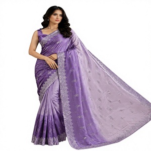 Ladies Clothing_ 2026 100% Customized High Quality Beautiful <b>Saree</b> Available Different Colors and with Customized logo & labels - Product Image 5