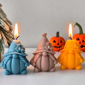 Nuevo Molde de Silicona de Calabaza de Gnomo de Halloween para Velas Aromáticas DIY y Decoración de Yeso, Herramientas de Repostería para Regalos Espeluznantes - Product Image 2