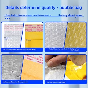 <span class=keywords><strong>Film</strong></span> bulle perlé épaissi antichoc pour emballage <span class=keywords><strong>express</strong></span>, sac en mousse, vente en gros d'usine, impression - Product Image 2