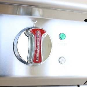 Friteuse électrique commerciale en acier inoxydable avec réservoir et armoire, capacité d'huile de 17-20L, certifiée CE, équipement de cuisine - Product Image 2