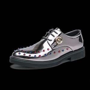 Chaussures Oxford classiques pour hommes en cuir de vachette - Semelle souple, cousues à la main et imperméables pour le travail formel, les mariages - Product Image 6