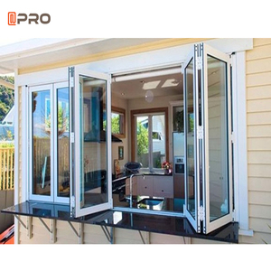 2024 APRO High Quality Sound Proof Aluminium <strong>Windows</strong> Bifold Glass <strong>Window</strong> Screens Bifold Aluminium Doors and <strong>windows</strong> - Product Image 6