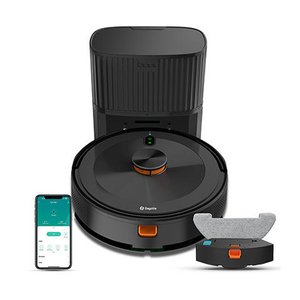 Robot aspirateur intelligent autonettoyant avec fonctions de balayage et de lavage à sec et humide, et bac à poussière auto-vidant, pour usage domestique et hôtelier - Product Image 1