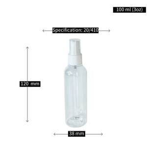 Bouteille en plastique rechargeable de 30 ml, 50 ml, 65 ml, 75 ml, 100 ml avec pulvérisateur à pompe pour shampoing et lotion corporelle - Product Image 4