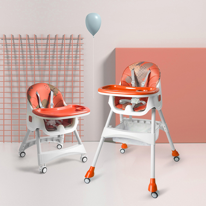 Purorigin 2025 новый тренд bebe пластиковый дешевый складной детский стульчик для кормления ребенка стулья для детского сада шезлонг с колесом