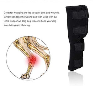 Soporte de Rodilla para Perros, Ortesis de Carpo para Perros, para Lesiones de LCA, Esguinces en Patas Traseras y Delanteras, Soporte de Codo, Almohadilla de Soporte para Mascotas - Product Image 4