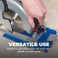 Outil de coupe facile Rip Cut Scie circulaire Rail de guidage Guide de scie pour scie circulaire