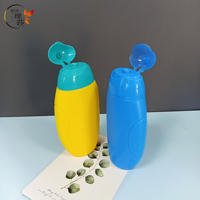 Bouteilles de conditionneur HDPE de marque RISA, couleur personnalisée, bouchon plat anti-enfants, sérigraphiées, pour shampoing, soins de la peau, sérum, lotion, cheveux