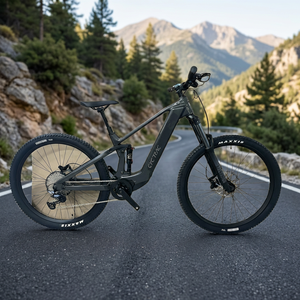 Carbon Full Suspension E-Bike EM19 AM Mountain Bike M820 Mid Motor 12 Speed Hydraulic Lithium Battery EM19(M6100/12S+M820 Premiu - Product Image 2