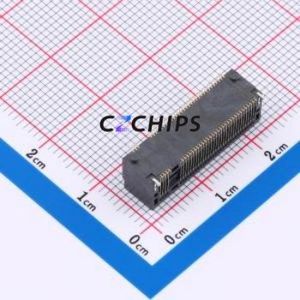 X1302WVS-67EA-LPV01 Hard Drive Connector (SAS/<b>SATA</b>/<b>M.2</b>) SMD Connector <b>M.2</b>-A Key Female 67P Horizontal Mount - Product Image 2