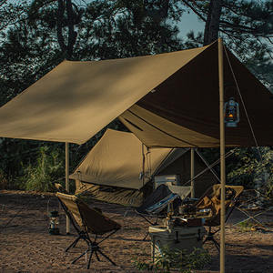 <span class=keywords><strong>Decai</strong></span> 2-4 personas a prueba de tormentas Retro A-Frame tienda de campaña 3000mm impermeable 210D tela Oxford ejército verde accesorio de configuración instantánea - Product Image 1