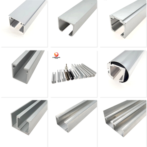 Rail de porte de placard coulissant de remplacement, raccord de porte coulissante avec piste de course en aluminium - Product Image 2