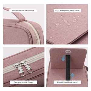 28x21x6cm Soft <b>Bible</b> Case with Zippered <b>Pocket</b> and Handle Fits <b>Bible</b> - Product Image 4
