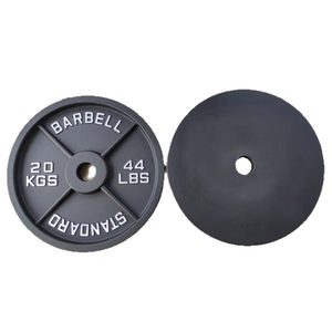 Pelat Beban Besi untuk Latihan Kebugaran, Grosir Pelat Beban Besi Cor 20kg yang Tahan Lama untuk Angkat Berat dan Latihan Powerlifting di Gym - Product Image 4