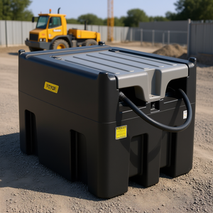 Réservoir de carburant diesel portable Vevor 116 gallons avec pompe électrique 12V et tuyau pour usage industriel - Product Image 2