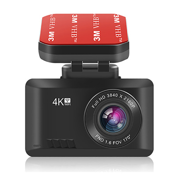 4K автомобильный черный ящик GPS WiFi видеорегистратор с магнитным кронштейном 2,45 ''Full HD Передний + задний объектив