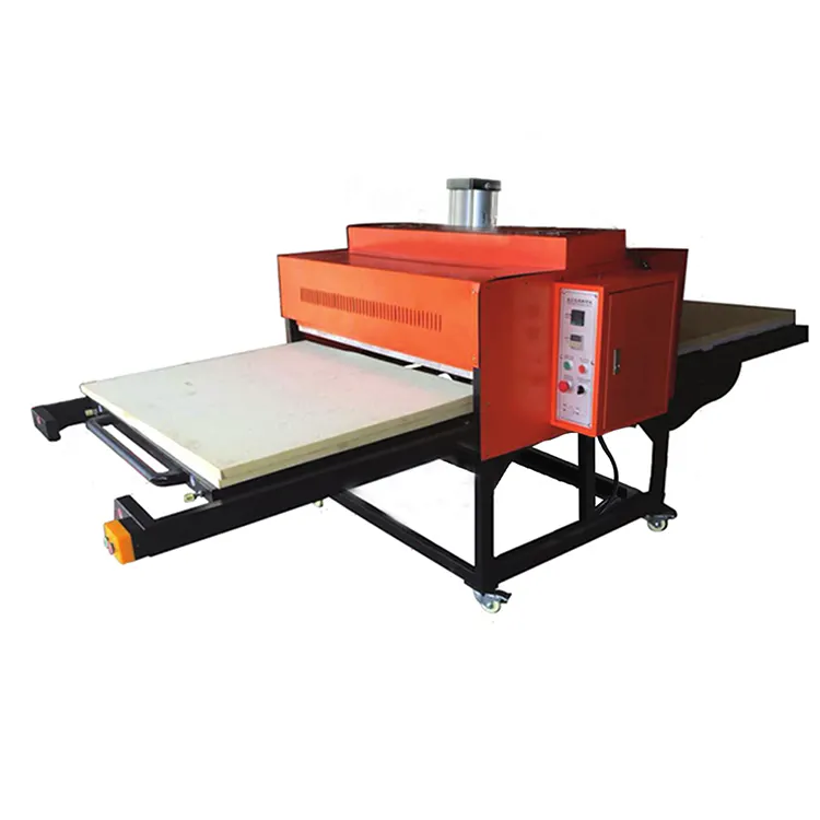 Pneumatic Large format sublimation heat press machine 100*120 cm /80*100 cm Big size heat press for sale New Product 2020