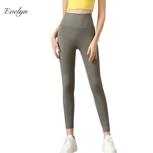 EVELYN OEM ODM Quick-Drying Yoga Pants Women's Hip Raise High Waist Peach Hip Pants Exercise Yoga Clothes Slim Fit Fitness Pants