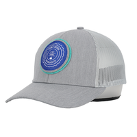 Gorra Trucker Port Boise Produce Co, Gris, Malla Ajustable, Unisex, Casual, con Bordado 3D en el Panel Frontal, para Primavera/Verano