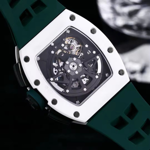 2026 Bestselling 011-FM White Ceramic Automatic Mechanical <b>Watch</b>, Tonneau Hollow <b>Watch</b> with High-Quality Recurring Timing Functi - Product Image 5