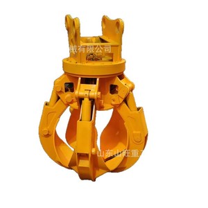 Garra hidráulica de excavadora tipo Lotus para chatarra de acero y hierro, y garra tipo Plum para transferencia de chatarra de acero, hierro y piedra. - Product Image 5