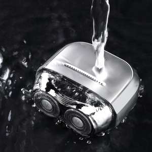 Écran LCD noir/argent, tondeuse portable double tête pour adultes, <span class=keywords><strong>rasoir</strong></span> électrique intelligent <span class=keywords><strong>haut</strong></span> <span class=keywords><strong>de</strong></span> <span class=keywords><strong>gamme</strong></span>, rasoirs électriques OEM - Product Image 3