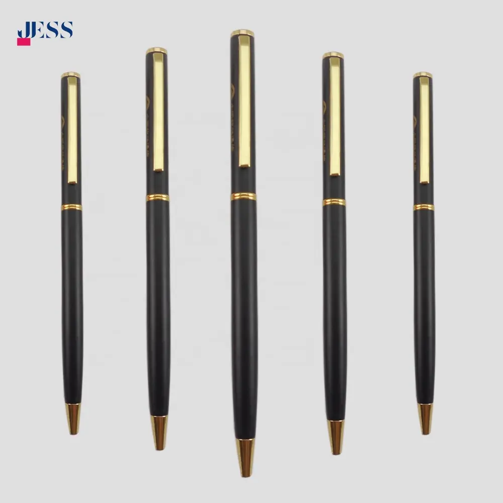 Hot Sale Cheap Ballpoint Pen Twist Slim Metal Hotel Pen in Low Price