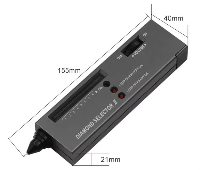 Professional High Accuracy Diamond Tester Gemstone Gem Gems Selector Reliable  Jewelry Watcher Tool Diamond Indicator Test Pen