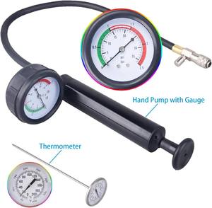 18pcs Universal Radiador Pressão Vazamento <span class=keywords><strong>Tester</strong></span> <span class=keywords><strong>Kit</strong></span> Automotivo Vácuo Tipo Sistema De Refrigeração <span class=keywords><strong>Kit</strong></span> - Product Image 6