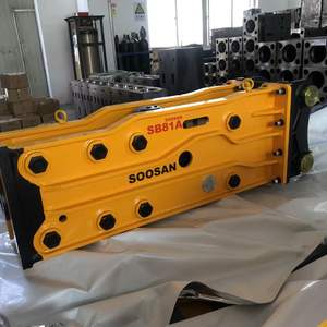 SOOSAN SB81A TOP TYPE <b>HYDRAULIC</b> <b>BREAKER</b> MAIN BODY PRODUCT DIRECT FACTORY SUPPLY ONE YEAR WARRANTY STANDARD FEATURES INCLUSIVE - Product Image 5