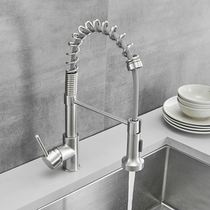Смеситель кухонный латунный с одной ручкой - Product Image 3