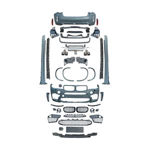 Vente chaude produit Kit de carrosserie pour <span class=keywords><strong>Bmw</strong></span> <span class=keywords><strong>X5</strong></span> <span class=keywords><strong>F15</strong></span> mise à niveau vers X5M Style Auto modifié accessoires garde-boue pare-chocs Grille - Product Image 1