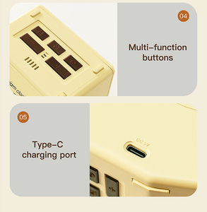 Yüksek kalite Mini öğrenciler Pomodoro zamanlayıcılar Mini Count Down zamanlayıcı zamanlayıcı küçük sarı beyaz mutfak çalışma geri sayım zamanlayıcılar - Product Image 5