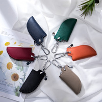 RFID directement de l'usine couteau forme clé de voiture étui en cuir de vachette intelligent voitures porte-clés pour clé de voiture