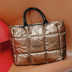 Nuevo diseño de gran capacidad de moda de nailon bolso de hombro hinchado acolchado bolso de mano acolchado para mujer - Product Image 3