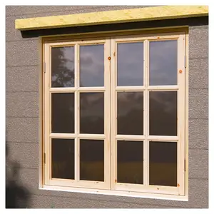 Fenêtre en bois standard ou personnalisée à bas prix Fenêtres en bois à guillotine double
