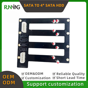 Bộ chuyển đổi 4 cổng cho ổ cứng HDD/SSD Tốc độ cao 6Gbps Hỗ trợ ổ cứng SSD/HDD SATA1/2/3 2.5/3.5 inch cho máy tính để bàn - Product Image 3