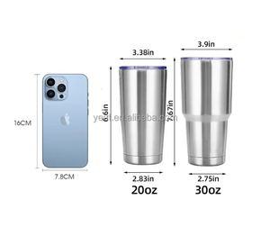 Mug de voyage isotherme en acier inoxydable à double paroi de 20 oz, gravé au laser avec logo personnalisé, couvercle sans BPA et paille, cadeau d'entreprise, gobelet à café - Product Image 5