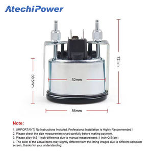 तेल दबाव गेज 12v तेल दबाव मीटर vडो 52 मिमी 10बार kpa x 100 350030017c - Product Image 5